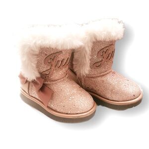 Little girls Juicy Couture fur lined boots